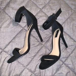 Black Strappy Heels